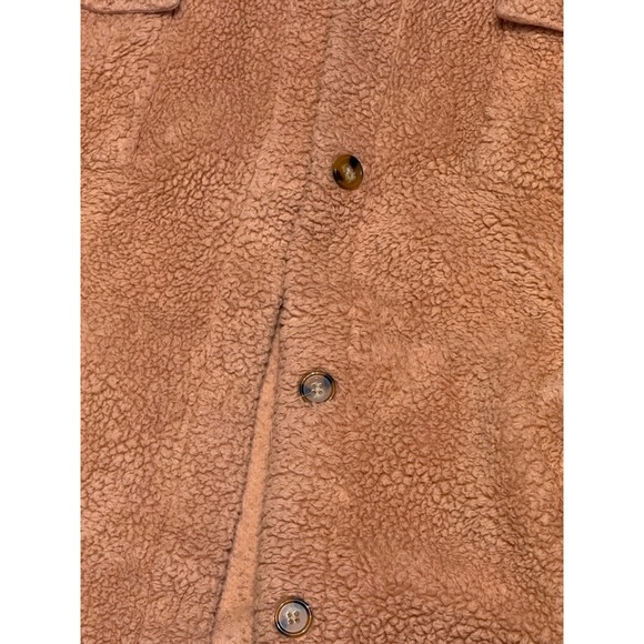 Billabong Fairbanks Teddy Bear Jacket – Women's Size Large –‎ Cozy Sherpa Fleece - Picture 4 of 6